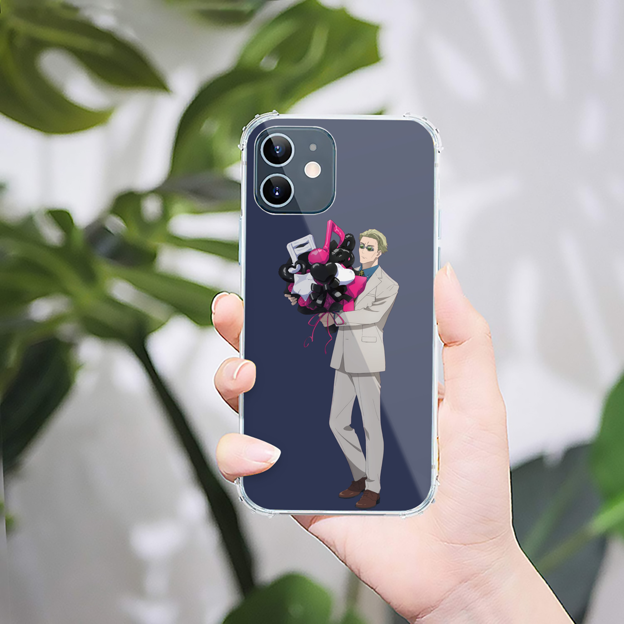（画像用） 呪術廻戦 Jujutsu Kaisen 【iPhone 12シリーズ対応】透明スマホケース（クリアソフトケース）